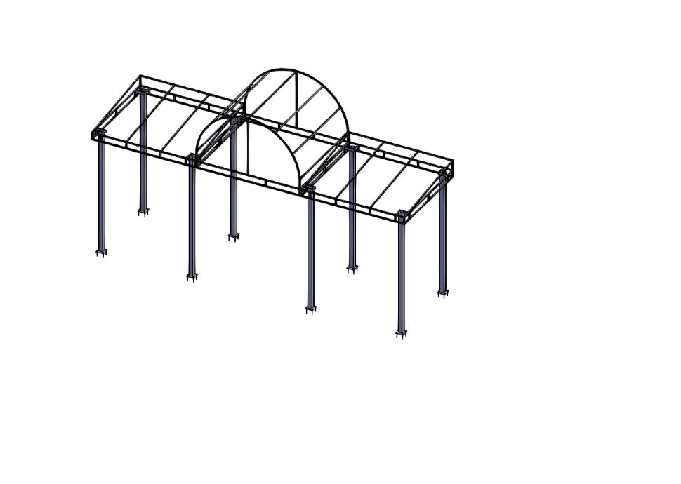 Freestanding Arch and Side Frames
